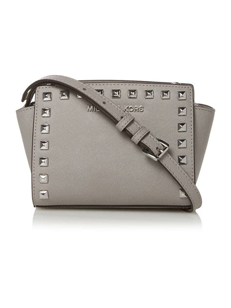 michael kors grau mini aschr|Women's Grey Mini Bags .